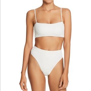 Top and a bottom. High waisted.